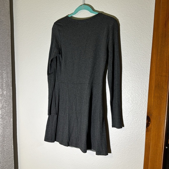 Michael Stars Shantelle Grey Leather front dress size S - Picture 5 of 5